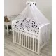 Baldachin din tul, funda din bumbac, imprimeu lenjerie Miki, Amy 300x160 cm, suport de prindere inclus Baldachin din tul, funda din bumbac, imprimeu lenjerie Miki, Amy 300x160 cm, suport de prindere inclus