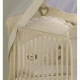 Baldachin patut lemn cu suport de prindere inclus Real Bears Ivory 620x180 cm