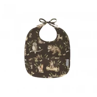 Bavetica Impermeabila cu buzunar, reglabila, Happy Bear Dark