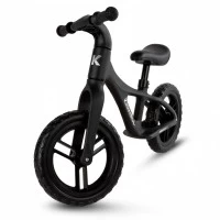 Bicicleta de echilibru fara pedale pentru copii, reglabila si roti Eva, ultra-usoara, Jogo Black