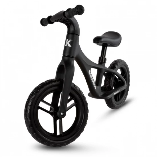 Bicicleta de echilibru fara pedale pentru copii, reglabila si roti Eva, ultra-usoara, Jogo Black Bicicleta de echilibru fara pedale pentru copii, reglabila si roti Eva, ultra-usoara, Jogo Black
