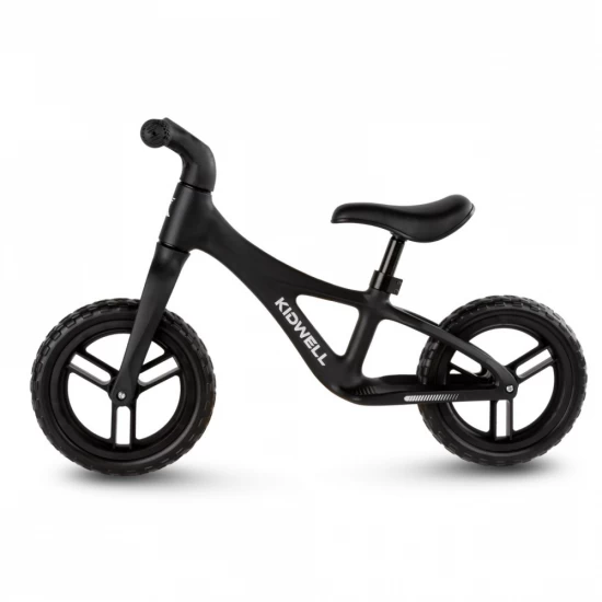 Bicicleta de echilibru fara pedale pentru copii, reglabila si roti Eva, ultra-usoara, Jogo Black Bicicleta de echilibru fara pedale pentru copii, reglabila si roti Eva, ultra-usoara, Jogo Black
