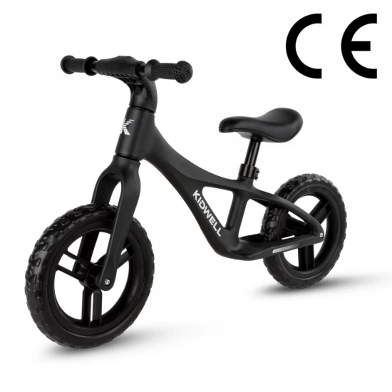 Bicicleta de echilibru fara pedale pentru copii, reglabila si roti Eva, ultra-usoara, Jogo Black Bicicleta de echilibru fara pedale pentru copii, reglabila si roti Eva, ultra-usoara, Jogo Black