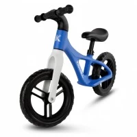Bicicleta de echilibru fara pedale pentru copii, reglabila si roti Eva, ultra-usoara, Jogo Blue