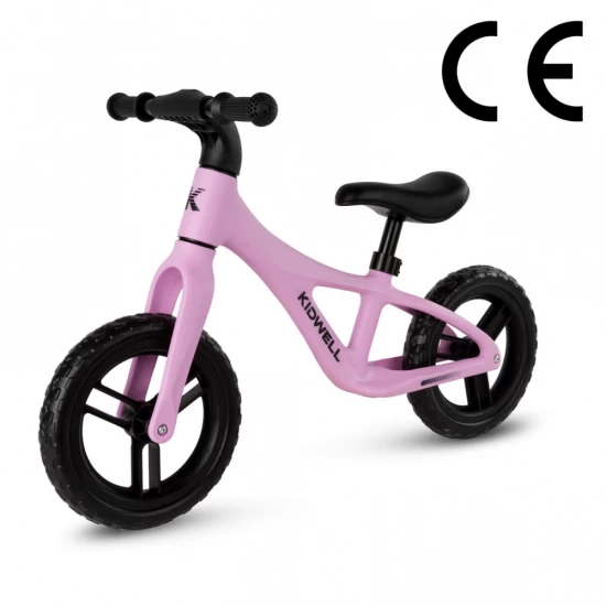 Bicicleta de echilibru fara pedale pentru copii, reglabila si roti Eva, ultra-usoara, Jogo Pink Bicicleta de echilibru fara pedale pentru copii, reglabila si roti Eva, ultra-usoara, Jogo Pink
