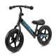 Bicicleta de echilibru fara pedale pentru copii, reglabila, roti late, Kidwell Rebel Black