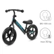 Bicicleta de echilibru fara pedale pentru copii, reglabila, roti late, Kidwell Rebel Black