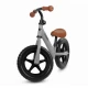 Bicicleta de echilibru fara pedale pentru copii, reglabila, roti late, Kidwell Rebel Gray