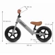 Bicicleta de echilibru fara pedale pentru copii, reglabila, roti late, Kidwell Rebel Gray