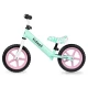 Bicicleta de echilibru fara pedale pentru copii, reglabila, roti late, Kidwell Rebel Mint