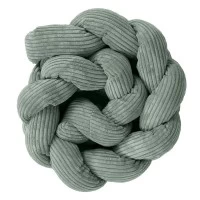 Bumper impletit pentru patut, MeowBaby Aesthetic Olive Green, 200 cm