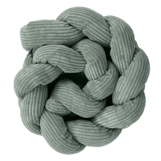 Bumper impletit pentru patut, MeowBaby Aesthetic Olive Green, 200 cm