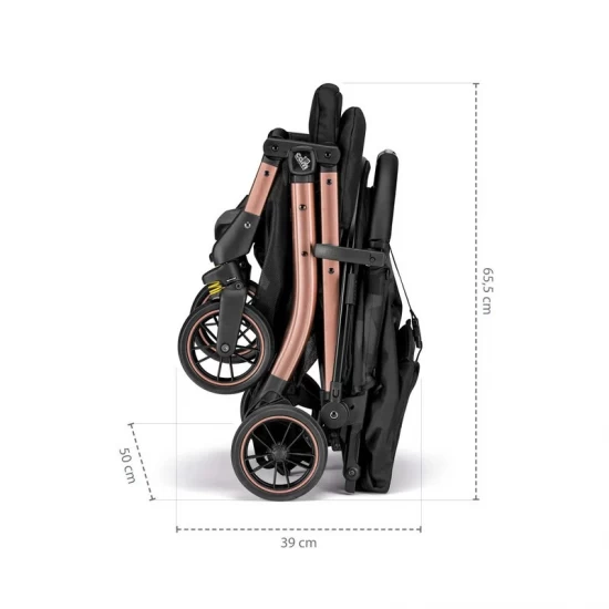 Carucior sport CAM Compass 2.0  Jacquard Nero cu spatar reglabil, suspensii, suport picioare ajutabil