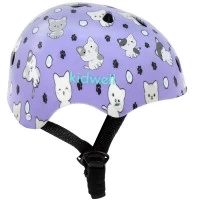 Casca de protectie pentru copii, sistem de reglare, marimea M, 52-56 cm, 3 ani+, Kidwell Orix Plus Kitty