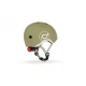 Casca de protectie pentru copii, sistem de reglare magnetic cu led, XXS-S, 45-51 cm, 1 an+, Olive, Scoot  Ride