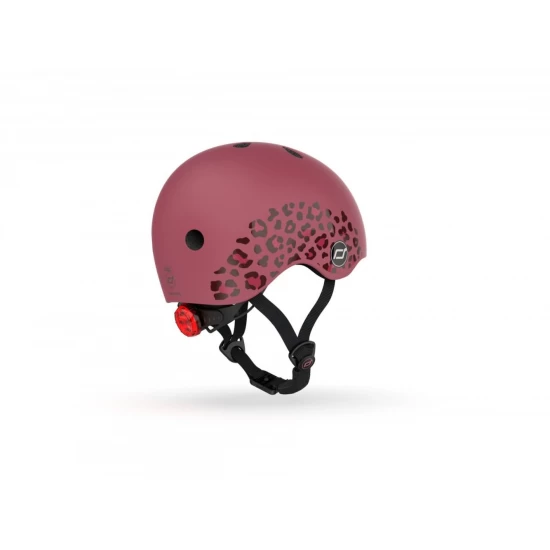 Casca de protectie pentru copii, sistem de reglare magnetic cu led, XXS-S, 45-51 cm, 1 an+, Wildcat, Scoot and Ride
