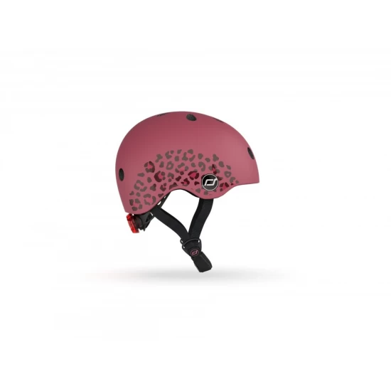 Casca de protectie pentru copii, sistem de reglare magnetic cu led, XXS-S, 45-51 cm, 1 an+, Wildcat, Scoot and Ride
