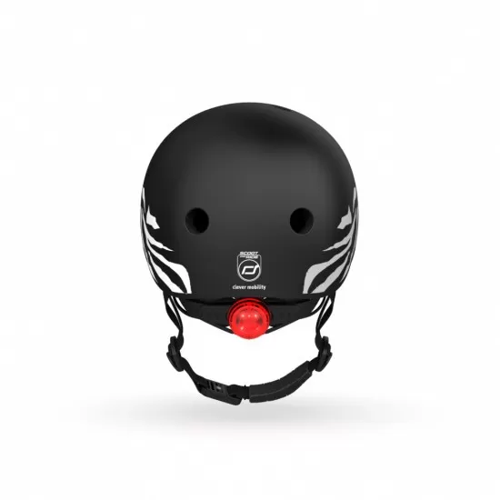 Casca de protectie pentru copii, sistem de reglare magnetic cu led, XXS-S, 45-51 cm, 1 an+, Zebra, Scoot Ride Casca de protectie pentru copii, sistem de reglare magnetic cu led, XXS-S, 45-51 cm, 1 an+, Zebra, Scoot Ride