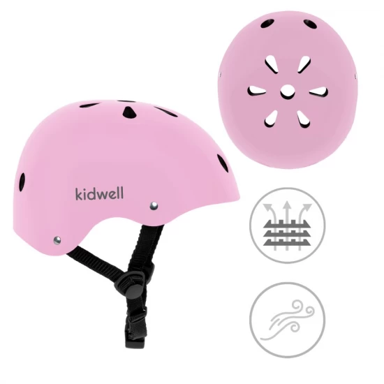 Casca de protectie pentru copii, sistem de reglare, S, 48-52 cm, 1 an+, Orix Pink, Kidwell