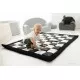 Covor de joaca termoizolant pentru bebe cu activitati senzoriale Contrast 120x140cm Covor de joaca termoizolant pentru bebe cu activitati senzoriale Contrast 120x140cm