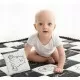 Covor de joaca termoizolant pentru bebe cu activitati senzoriale Contrast 120x140cm Covor de joaca termoizolant pentru bebe cu activitati senzoriale Contrast 120x140cm