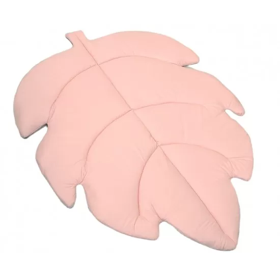 Covoras de joaca termic Frunza Pure Rose 150x105x5cm bumbac 100% si umplutura antialergica BabySoft Covoras de joaca termic Frunza Pure Rose 150x105x5cm bumbac 100% si umplutura antialergica BabySoft