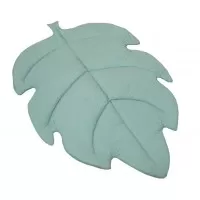 Covoras de joaca termic Frunza Pure Salvia 150x105x5cm bumbac 100% si umplutura antialergica BabySoft