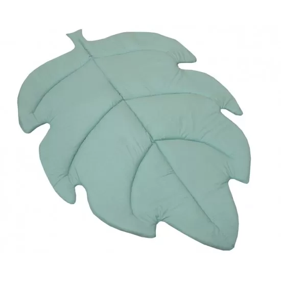 Covoras de joaca termic Frunza Pure Salvia 150x105x5cm bumbac 100% si umplutura antialergica BabySoft Covoras de joaca termic Frunza Pure Salvia 150x105x5cm bumbac 100% si umplutura antialergica BabySoft