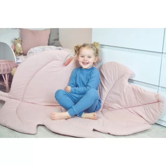 Covoras de joaca termic Frunza Pure Salvia 150x105x5cm bumbac 100% si umplutura antialergica BabySoft Covoras de joaca termic Frunza Pure Salvia 150x105x5cm bumbac 100% si umplutura antialergica BabySoft
