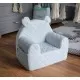Fotoliu pentru copii cu spatar catifea Velvet Ursulet Teddy Mint Fotoliu pentru copii cu spatar catifea Velvet Ursulet Teddy Mint