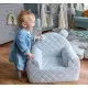 Fotoliu pentru copii cu spatar catifea Velvet Ursulet Teddy Mint Fotoliu pentru copii cu spatar catifea Velvet Ursulet Teddy Mint