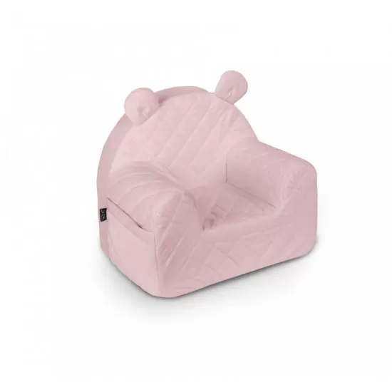 Fotoliu pentru copii cu spatar din catifea Velvet Ursulet Teddy Sepia Rose Fotoliu pentru copii cu spatar din catifea Velvet Ursulet Teddy Sepia Rose