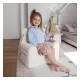 Fotoliu pentru copii cu spatar catifea Velvet Ursulet Teddy Ecru Fotoliu pentru copii cu spatar catifea Velvet Ursulet Teddy Ecru