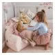 Fotoliu pentru copii cu spatar catifea Velvet Ursulet Teddy Ecru Fotoliu pentru copii cu spatar catifea Velvet Ursulet Teddy Ecru