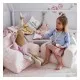 Fotoliu pentru copii cu spatar catifea Velvet Ursulet Teddy Ecru Fotoliu pentru copii cu spatar catifea Velvet Ursulet Teddy Ecru