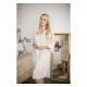 Halat Kimono pentru gravide si mamici, vascoza si in, marime universala, Natural Halat Kimono pentru gravide si mamici, vascoza si in, marime universala, Natural