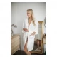 Halat Kimono pentru gravide si mamici, vascoza si in, marime universala, Alb Halat Kimono pentru gravide si mamici, vascoza si in, marime universala, Alb