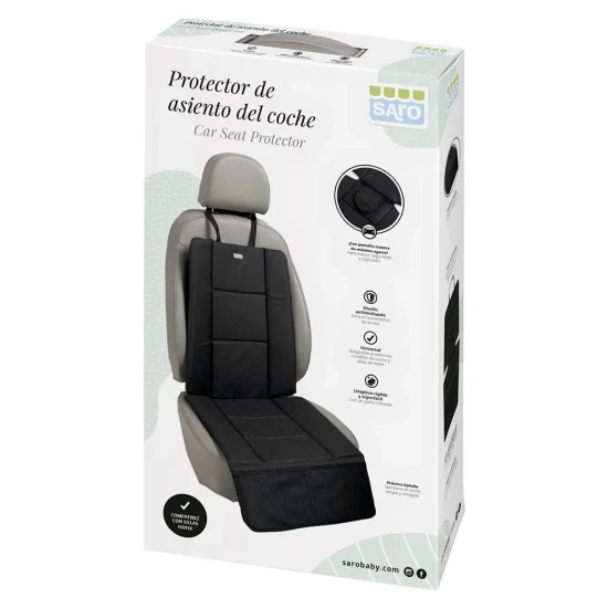 Husa de protectie universala pentru bancheta masinii, SaroBaby, sistem antialunecare, impermeabila, lavabila, super captusit, neagra Husa de protectie universala pentru bancheta masinii, SaroBaby, sistem antialunecare, impermeabila, lavabila, super captusit, neagra