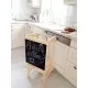 Inaltator Learning Tower ajustabil cu tabla de scris, lemn natur Inaltator Learning Tower ajustabil cu tabla de scris, lemn natur