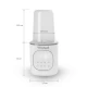 Incalzitor biberoane Kidwell Gala White 4 in 1, cu sterilizare si mentinere temperatura 24h