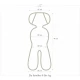 Insert antitranspiratie 3D pentru scaun auto copii 9-36 kg Butterfly