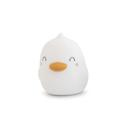 Lampa de veghe din silicon premium, diverse lumini, USB tip C, Led, Bright Duck, White Lampa de veghe din silicon premium, diverse lumini, USB tip C, Led, Bright Duck, White
