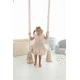 Leagan din lemn si spuma pentru copii WoodSwing by BabySteps, Catifea Velvet Bej Leagan din lemn si spuma pentru copii WoodSwing by BabySteps, Catifea Velvet Bej