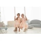 Leagan din lemn si spuma pentru copii WoodSwing by BabySteps, Catifea Velvet Bej Leagan din lemn si spuma pentru copii WoodSwing by BabySteps, Catifea Velvet Bej