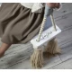 Leagan din lemn si spuma pentru copii WoodSwing by BabySteps, Catifea Velvet Bej Leagan din lemn si spuma pentru copii WoodSwing by BabySteps, Catifea Velvet Bej