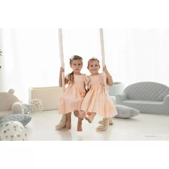 Leagan din lemn si spuma pentru copii WoodSwing by BabySteps Catifea Velvet Mint Leagan din lemn si spuma pentru copii WoodSwing by BabySteps Catifea Velvet Mint