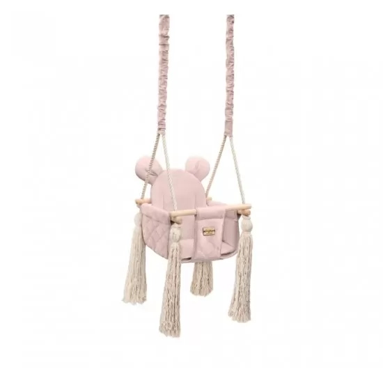 Leagan pentru copii si bebelusi cu perna detasabila ursulet Teddy Sepia Rose Leagan pentru copii si bebelusi cu perna detasabila ursulet Teddy Sepia Rose