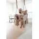 Leagan pentru copii si bebelusi Catifea Velvet cu perna detasabila ursulet Teddy Gray Leagan pentru copii si bebelusi Catifea Velvet cu perna detasabila ursulet Teddy Gray