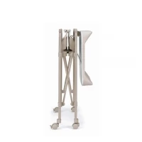 Masa de baie pliabila cu saltea de infasat, cadita anatomica cu furtun, roti cu blocatori, Cambio Deluxe, alb, CAM