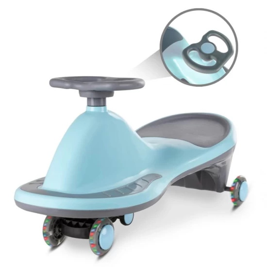 Masinuta gravitationala Kidwell Rollo Blue cu roti LED, 3+ ani, pana la 100 kg